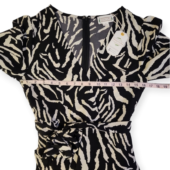 LoveRiche Animal Print Ruffled Mini Dress - Picture 6 of 10